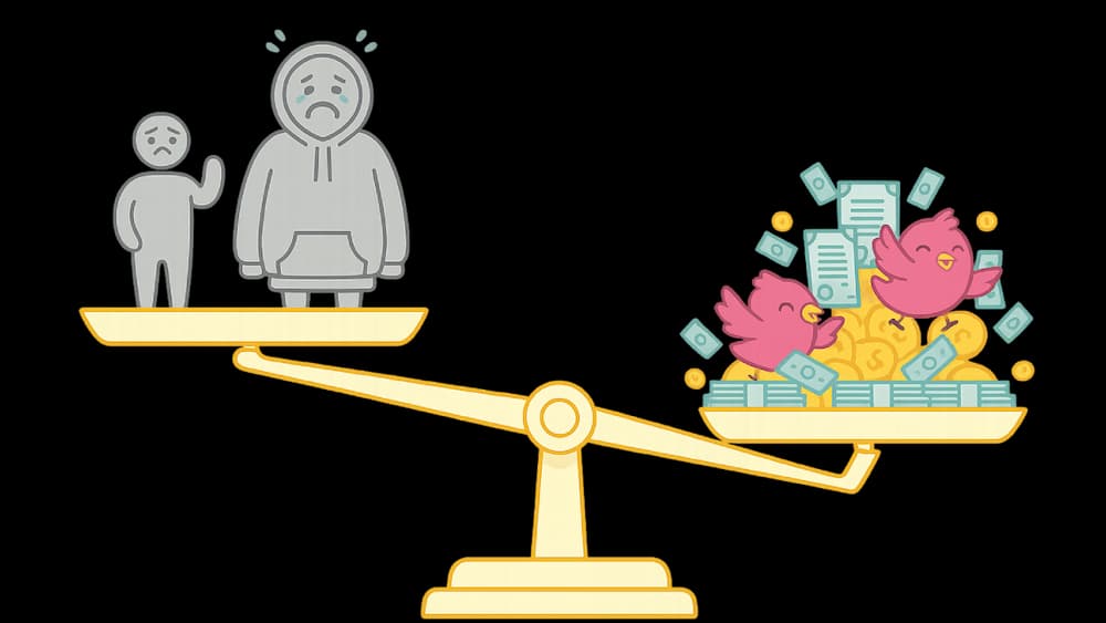 Kickstarter vs ChickStarter comparison scale